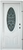 925 Series Cordell Combination Door Heavy Duty Size 34"X80" Decorative 3/4 Oval Glass with All Glass Storm