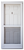 925 Series Cordell Combination Door Heavy Duty Size 32"X76" 6 Panel Style with Standard Storm  