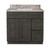 Shaker Gray Vanity (Sizes From 24"Wide to  72"Wide Available)