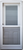 925 Series Cordell Combination Door Heavy Duty Size 34"X80" 2 Panel Style 36" Internal Mini Blind with Standard Storm