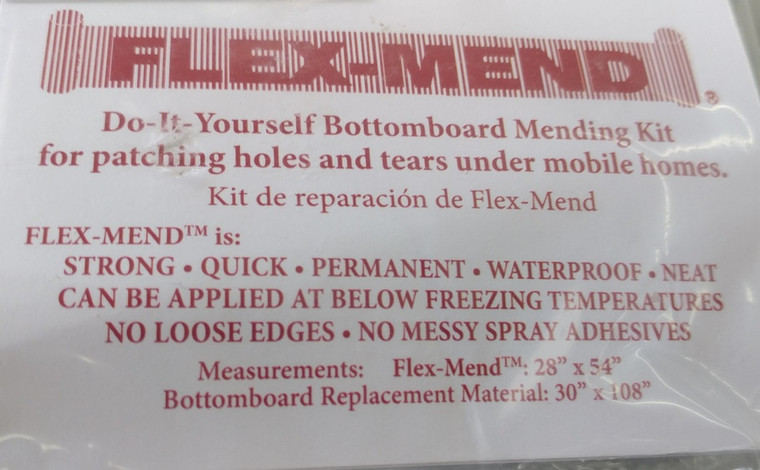 Flex-Mend Do-It-Yourself Bottomboard Mending Kit 