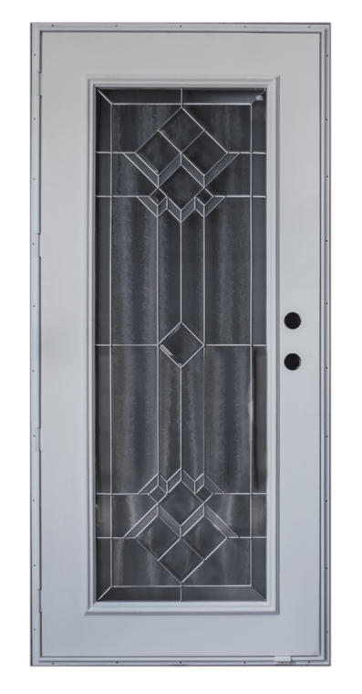 200 Series Cordell Outswing Steel Door Size 32"X76" 64" Full Decorative Glass