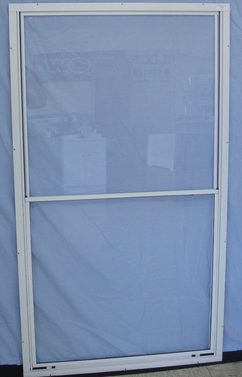 14" X 21" Self Storing Storm Inside Window (White) 