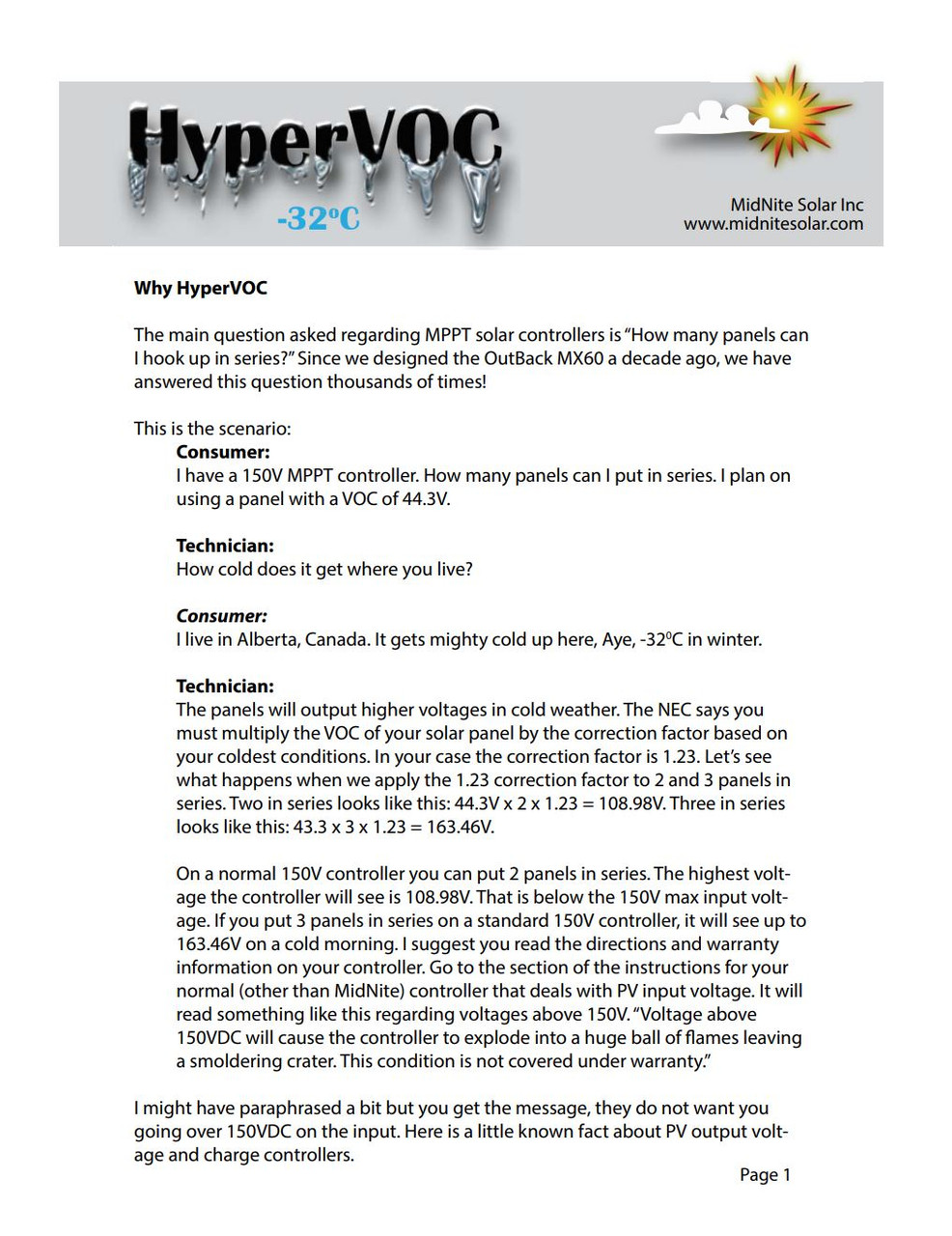 Stellavolta MidNite Solar CLASSIC 150SL MPPT Charge Controller