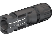 Staubli 32.0015P0001-UR MC4 Connector w/Boot 5-6mm Male