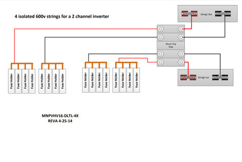 MidNite Solar MNPV16HV-DLTL 4X Combiner