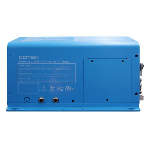 Cotek SL-2000-112 Pure Sine Wave Inverter/Charger 120VAC