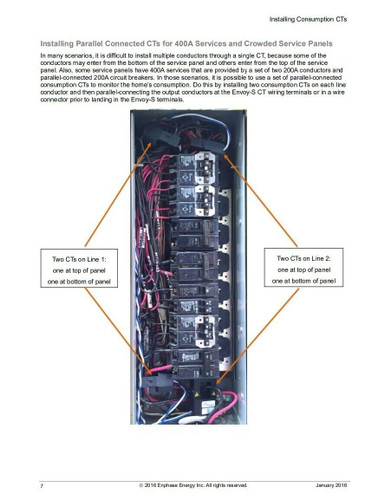 Enphase CT-200-SPLIT Split Core Consumption Monitoring