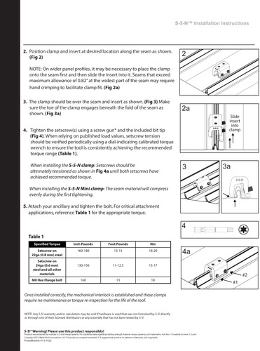 S-5! S-5-N Mini Standing Seam Metal Roof Clamp