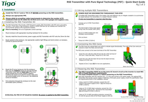 Tigo 492-00000-52 RSS Transmitter Dual Core Outdoor Kit
