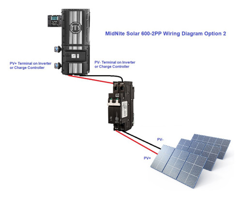 MidNite Solar MNEPV40-600-2PP Circuit Breaker 40A 600VDC