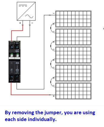 MidNite Solar MNEPV40-600-2PP Circuit Breaker 40A 600VDC