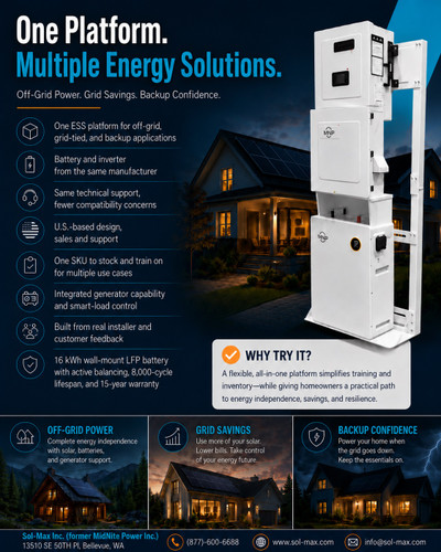 Sol-Max 15-12KW-AIO Energy Storage System