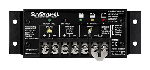 Morningstar SS-6L-12V SunSaver Solar Controller 6.5A 12VDC