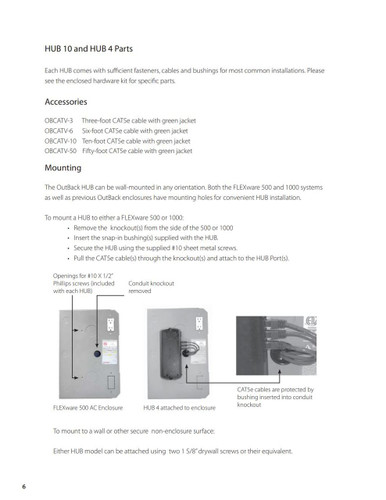 OutBack Power HUB4 Communications Hub 4 Ports