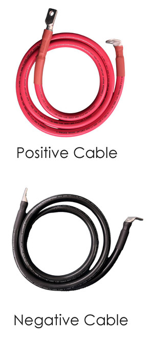 PYTES Energy Pi LV1 B2B Power Cables 2M Pair