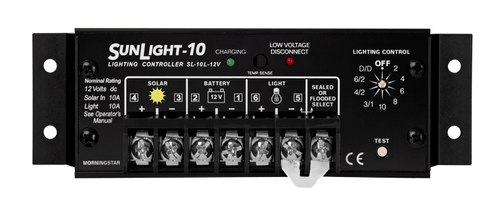 Morningstar SL-10L-12V SunLight Solar Lighting Controller 10A 12VDC