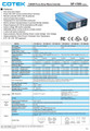 Cotek SP-1500-112 Pure Sine Wave Inverter 12VDC 120VAC