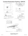 QuickMount QMCPC-A-12 Conduit Penetration Flashing