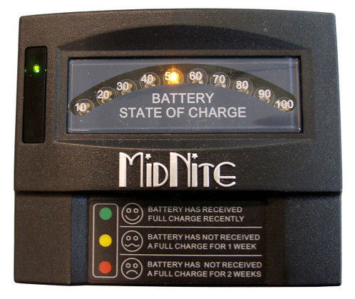 Why does my MidNite Solar MNBCM or  MNBCMS show a constant 100% charge?