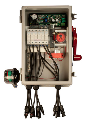 How are MidNite Solar's Pre-Wired Combiner Boxes pre-wired?
