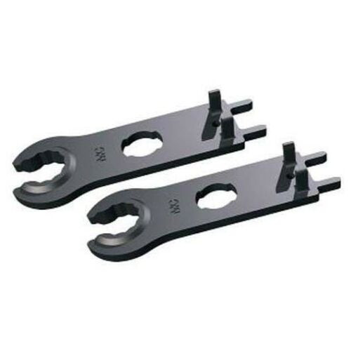 Nixesky 2 Pair Solar Spanner Wrench For Solar Connectors Solar Disconnect Connector Tool Assembly Spanners Wrenches Solar Panel Connector Tool Solar Pv Disconnect Removal Tools 4pcs