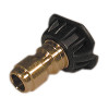 Quick Coupler Brass Nozzle 65 Degree, Size 40 Orifice for Pressure Washer General Pump 965400Q, 1,200 PSI (2 GPM) to 5,000 PSI