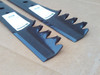 Mulching Blades for John Deere L100 L108 L110 L111 L118 42" Cut GX20249 GX20433 GY20567 Mulcher Set of 2 Blades