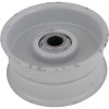 Flat Idler Pulley for AYP Craftsman 4933H 76980 ID: 3/8" OD: 2-1/2" Height: 1-1/8"