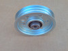 Flat Idler Pulley for MTD 756-0515, 7560515 Height: 1" ID: 3/8" OD: 3-3/4"