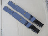 Mulching Blades for MTD 42" Cut 742-0616, 742-0616A, 742-616A, 942-0616, 942-0616X, 942-0616A, 942-616, 942-616A, Made In USA, Toothed mulcher Blade set of 2