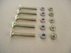 Shear Pins for Craftsman Murray Noma John Deere Husky 301172 snowblower includes bolts with spacers and nuts