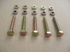 Shear Pins for Craftsman Murray Noma John Deere Husky 301172 snowblower includes bolts with spacers and nuts