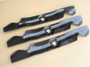 Mulching Blades for Troy Bilt 50" Cut 742-04053A, 742-04053B, 942-04053A, 942-04053B, 942-04053C, OCC-742-04053, 490-110-C123 mulcher, Hi Lift, Made In USA