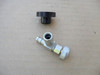 Gas Tank Fuel Shut Off Valve With Rubber Bushing for Snapper 12337 1654930 1654930SM 7012337 1-2337