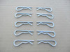 Hitch Pins Clips for Lawn Mower Deck Snowblower Tiller Tine Craftsman MTD Murray Gilson Scag 1060 04062-02 0406202 pin clip