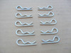 Hitch Clevis Pins for Cub Cadet 714-04040 YS-714-04040 Set of 10 Clips Lawn Mower Deck Snowblower snowthrower snow blower thrower