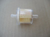 Clear Fuel Gas Filter for Ariens 00682500, 00873700, 21410800, 21531800, 21534000, 21537900, 21538400, 21541500, 21544600, 21547900, 21548101