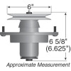 Deck Spindle for John Deere 4100, 4200, 4400, 4500, 4600, 4700, F620, F680, F687, M653, 777, 797 with 60" Cut, AM124339, AM141457, TCA13807, TCA25832, TCU39458