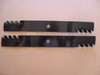 Mulching Blades for Ariens 46" Cut 21546611 532405380 Toothed mulcher