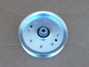 Deck Idler Pulley for MTD, Huskee, White Outdoor, Yard Machines 01004081, 1004081, 756-1229 Made In USA, ID: 3/8" OD: 4-15/16"