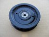 Flat Idler Pulley for Troy Bilt 756-0365, 756-0627, 756-0627B, 756-0627D, 956-0365, OD: 4-1/8" 