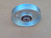 Flat Idler Pulley for Cub Cadet 756-0515 7560515 Height: 1" ID: 3/8" OD: 3-3/4"