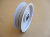 Idler Pulley for White LGT160, LGT1600, RB850 Snow Boss 1745499, 756-0225 Made In USA Height: 7/8" ID: 3/8" OD: 3-1/8"
