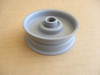 Idler Pulley for White 1710566 snowblower tiller edger Height: 7/8" ID: 3/8" OD: 2-1/2" OD flange: 2-7/16"