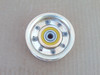 Idler Pulley for MTD 02004558 flat, Height: 1-1/8" ID: 3/8" OD: 3-1/4" Made In USA