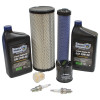 Tune Up Kit for Kawasaki FX921V, FX1000V, 490652057, 49065-2057 air filter, spark plugs, oil filter, fuel filter, oil