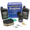 Tune Up Kit for Snapper SV710 to SV740, 20 thru 27 HP Courage engines 705058 air filter, foam pre cleaner wrap, spark plugs, fuel filter, oil filter, oil