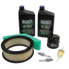 Tune Up Kit for Ariens 21530800 air filter, foam pre cleaner wrap, spark plugs, fuel filter, oil filter, oil