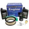 Tune Up Kit for Kohler Command CH18 to CH25, CH730 to CH740, CV17 to CV23, CV724 to CV740, 2478901S, 24 789 01-S, 17 to 28 HP engines air filter, foam pre cleaner wrap, spark plugs, fuel filter, oil filter, oil